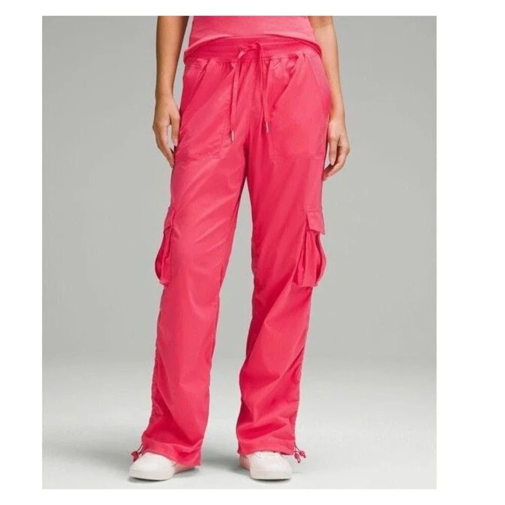 lululemon athletica Bright Pink Cargo Track Pants